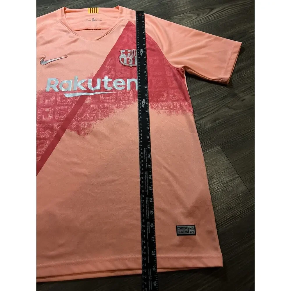 FC Barcelona Nike Salmon Pink 2018/2019 Dri-Fit Men's‎ Large Jersey
